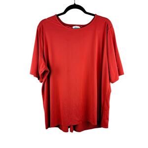 Columbia Orange Open‎ Back Moisture-Wicking Athletic Top Size (2x)